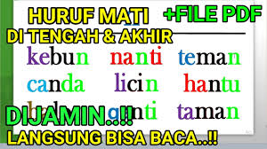 Check spelling or type a new query. Belajar Membaca 5 Huruf Untuk Anak Tk Dan Sd Kelas 1 Belajar Membaca Huruf Mati N Dengan Mudah Youtube