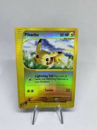 For all of the expedition cards, with pictures of each card, click here. Mavin Pikachu Pokemon Card Reverse Holo Expedition Base Set 124 165 Nm Clean