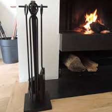 Serviteur De Cheminee En Metal Noir Gm Decoclico Factory Decoclico Wood Stove Home Appliances Fireplace