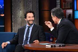 Keanu Reeves delivers a lightning round of memories for some of his  greatest films. #Colbert #TheMatrix #KeanuReeves | The Late Show with  Stephen Colbert | Facebook