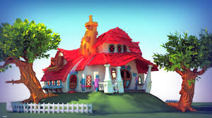 Http Www Turbosquid Com 3d Models Cartoon House 3d Model 757699 House 3d Model Cartoon House 3d Model