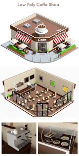 low poly coffee shop coffee shop interior design cafe floor plan cafe interior design