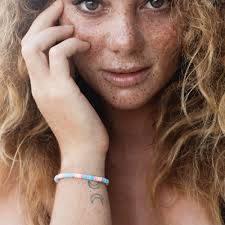 Ocean Clay Beaded Bracelet Boho Chic Surfer Style Handmade Jewelry by  Pineapple Island Boho Bead Jewellery for Sunny Days