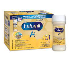 So you can get nutrion for brain support inspired by breast milk from the infant formula brand that's no.1 recommended by pediatricians. Enfamil A Baby Formula Ready To Feed Nursette Bottles Dha A Type Of Omega 3 Fat To Help Support Brain Development Age 0 12 Months 59ml X 6 Count Walmart Canada