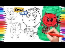 Join in on the fun as kimmi the clown colors in her the emoji movie coloring & activity book! Video The Emoji Movie Coloring Pages