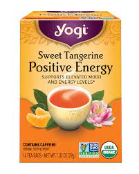 Sweet Tangerine Positive Energy Tea Yogi Tea