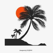 Silhouette Illustrations Of Palm Trees Summer Hand Painted Leaf Png Transparent Clipart Image And Psd File For Free Download Silhouette Illustration Palm Tree Silhouette Tree Logo Design