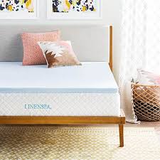 Linenspa 2 Inch Gel Infused Memory Foam Mattress Topper Queen Size Memory Foam Mattress Topper Foam Mattress Topper Cheap Mattress