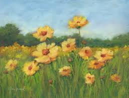 Browse famous fine art images like vincent van gogh's irises to add a sense of history and refinement to a formal dining room or reception area. Aesthetic Flower Field Painting Novocom Top