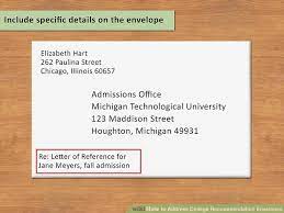 If you want to use an address in the electronic address book installed on your computer, click insert address. How To S Wiki 88 How To Address A Letter Of Recommendation Envelope