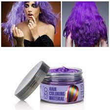 Free 2 Day Shipping Buy Ezgo Hair Wax Temporary Hair Coloring Styling Cream Mud Dye Purple For Halloween Day At Hair Wax Diy Hair Color Temporary Hair Color