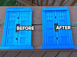 How To Fix Non Sticking Warping Curling 3d Prints 3dprints 3dprinting 3dprint 3dprinted Drwho Flashforge Flashforgef Prints 3d Printing Police Box