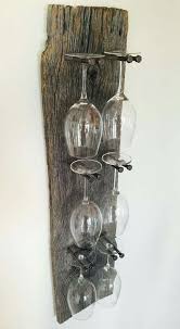 This Would Be Excellent I M Just Concerned About The Stem Breaking If It S Pulled Off Too Quickly Weinglasregal Handmade Home Weinglashalter