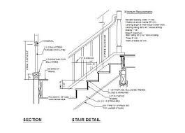 Handrails can be used to increase the safety of walking stairs or down stairs or walking on balconies. Stair And Handrail Cad Detail Cadblocksfree Cad Blocks Free