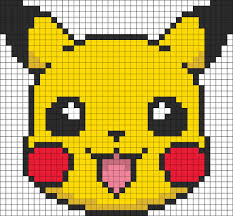 6 Patrones Hama Beads De Dibujos Animados Crochet Pixel Dessin Petit Carreau Bricolage Pokemon