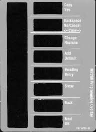 Nortel t7316 phone button, desi label, and user guide *new*. Programming Overlay