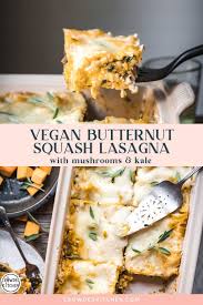 Vegan Butternut Squash Lasagna Crowded Kitchen Recipe In 2020 Butternut Squash Lasagna Veggie Dinner Butternut Squash