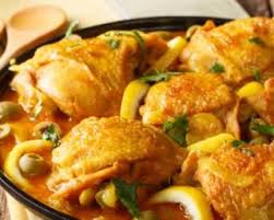Recette De Tajine De Poulet Au Citron Confit Et Aux Olives