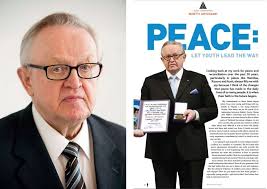 A Tribute to Former Finnish President Martti Ahtisaari