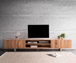 Lowboard Live Edge 300 Cm Akazie Natur 2 Turen 2 Facher Home Design Decor Living Room Tv Stand Home Decor