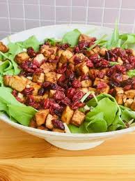 Do you have a recipe for korean salad without cooking the spinach? Vegan Spinach Salad Recipe With Bbq Tofu Yum Vegan Blog