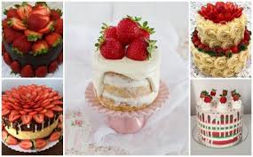 Bolo Decorado com Morango