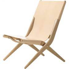 Contemporary / mid century modern styled leather folding lounge chairs, a pair. Saxe Folding Chair In 2021 Folding Chair Leather Lounge Chair Folding Lounge Chair