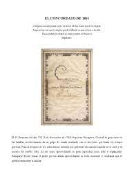 En esta fecha, el entonces presidente del consejo de ministros español, juan bravo murillo. El Concordato De 1801 Ninguna Sociedad Puede Existir Sin Moral No Hay Buena Moral Sin Religion Napoleon Iglesia Catolica