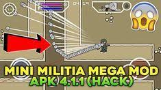 Using The Mini Militia Mega Mod Apk You Can Get Unlimited Ammo Nitro Double Guns And Loads Of Other Features Hence Download Hacks Download Games Gaming Tips