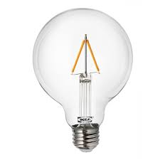 Lunnom Led Bulb E26 100 Lumen Globe Clear 4 Ikea Led Bulb Led Light Bulb Bulb
