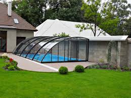Lean To Enclosure Style By Alukov Garten Gartenpools Pool Im Garten