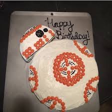 Easy Star Wars Bb8 Birthday Cake Star Wars Birthday Cake Star Wars Cookies Star Wars Cake Diy