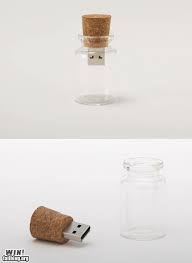 21st Century Message In A Bottle Message In A Bottle Bottle Usb