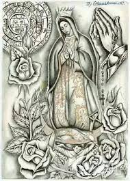 Nuestra Madrea Madre Maria Arte Chicano Arte Mexico Arte Del Tatuaje