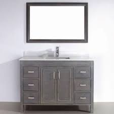French Gray Bathroom Vanity At Costco 48 Inch Bathroom Vanity Contemporary Bathroom Vanity Single Sink Vanity