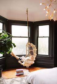 With a soft velvety upholstery to contrast its strong iron frame, this arm chair will be sure to add the wow factor to any room. Hanging Chairs Homey Oh My