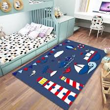 Ouvrez les portes du plus beau magasin du web ! Wh Tapis Enfant Chambre Bebe Tapis Bleu Impression Voile Avec Chateau Tapis De Sol En Fibre De Polyester Tapis Bebe De Jeu 120x160c Cdiscount Maison