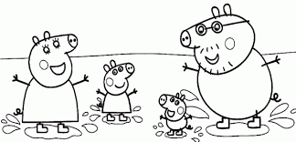 Imagenes De Peppa Pig Y Su Familia Para Colorear Peppa Pig Coloring Pages Mickey Coloring Pages Coloring Pages