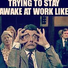 At Work Like Sleepy Meme