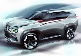 Mitsubishi Concept Gc Phev Design Sketch Car Body Design Mitsubishi New Suv Concept Car Design