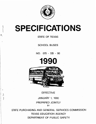 SPECIFICATIONS