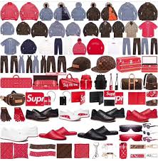 This is the real trendsetter this season. Supreme X Louis Vuitton In One Picture Streetwear