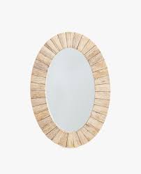 Miroir Bois Ovale Wooden Mirror Zara Home Mirror