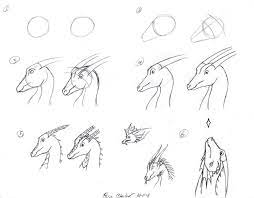 Dragon Tutorial 4 Head By Dragongirl508 On Deviantart Dragon Tutorial Animal Drawings