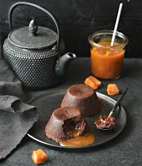 Cœur Coulant Chocolat Caramel Soy Moelleux Au Chocolat Caramel Vegan Recettes De Dessert Vegetalien