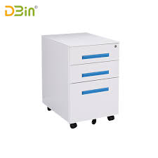 I gave it four stars simply because it's not all that robust of a locking mechanism. New Design Mobile 3 Drawer Bbf Pedestal Dbin Office Steel Furniture