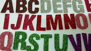 Alphabet Abcd Letters Video For Kids With Glitter Foam Stickers I Abcdefghijklmnopqrstuvwxyz Learning Abc Abcd Letters Letters
