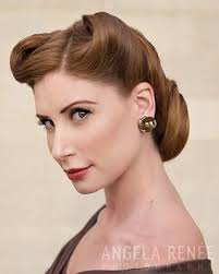 For the first hairstyle it would be easier if you had shorter hair so you wouldn't have to bend your hair over. Something Like This Feels Really Really Matronly To Me Not Entirely Sure I Want To Spend Time Practicing Vintage Hairstyles 1940s Hairstyles Retro Hairstyles