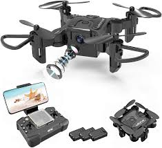 You'll no doubt wish to keep it this drone is surprisingly well specified for the price, with a camera able to record 1080p video or adequate stills to a microsd card. Amazon Com 4drc Mini Drone With 720p Camera For Kids And Adults Fpv V2 Drone Beginners Rc Foldable Live Video Quadcopter App Control 3d Flips And Headless Mode One Key Return Altitude Hold 3 Modular Battery Toys
