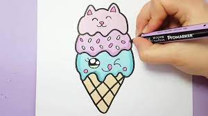 Quand vient l'été, les glaces ont toujours la cote ! Cute Dessin Kawaii Glace Novocom Top